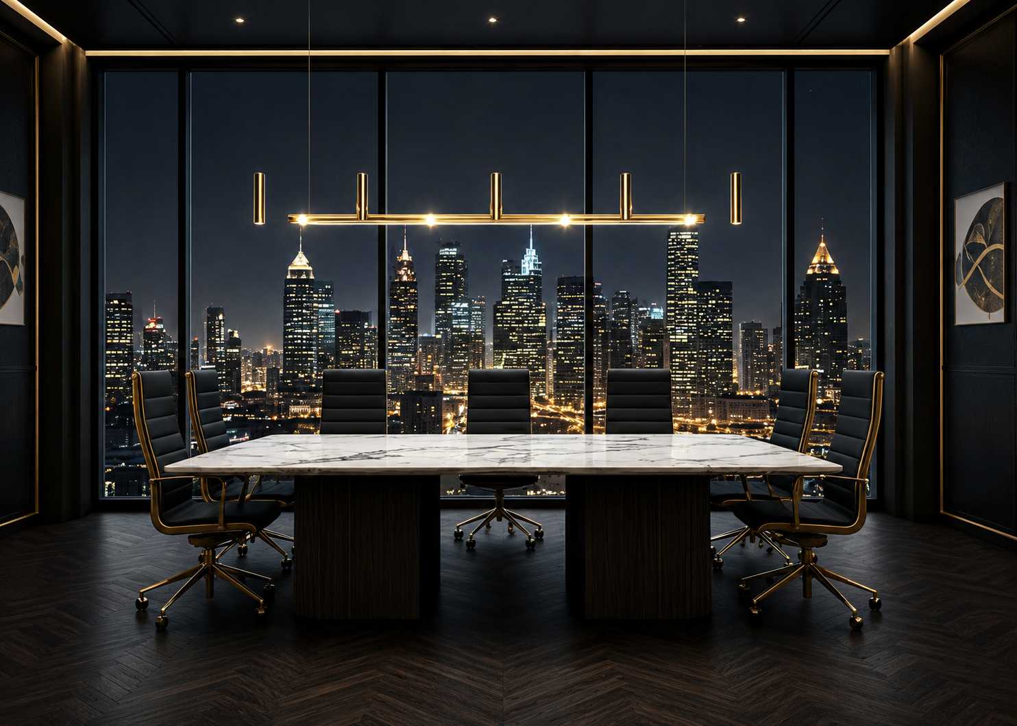 Executive boardroom representing Clovaryn technical strategy advisory